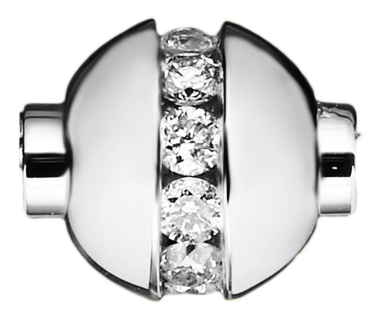 Sterling Silver with Cubic Zirconia Cape Cod Replacement Bead