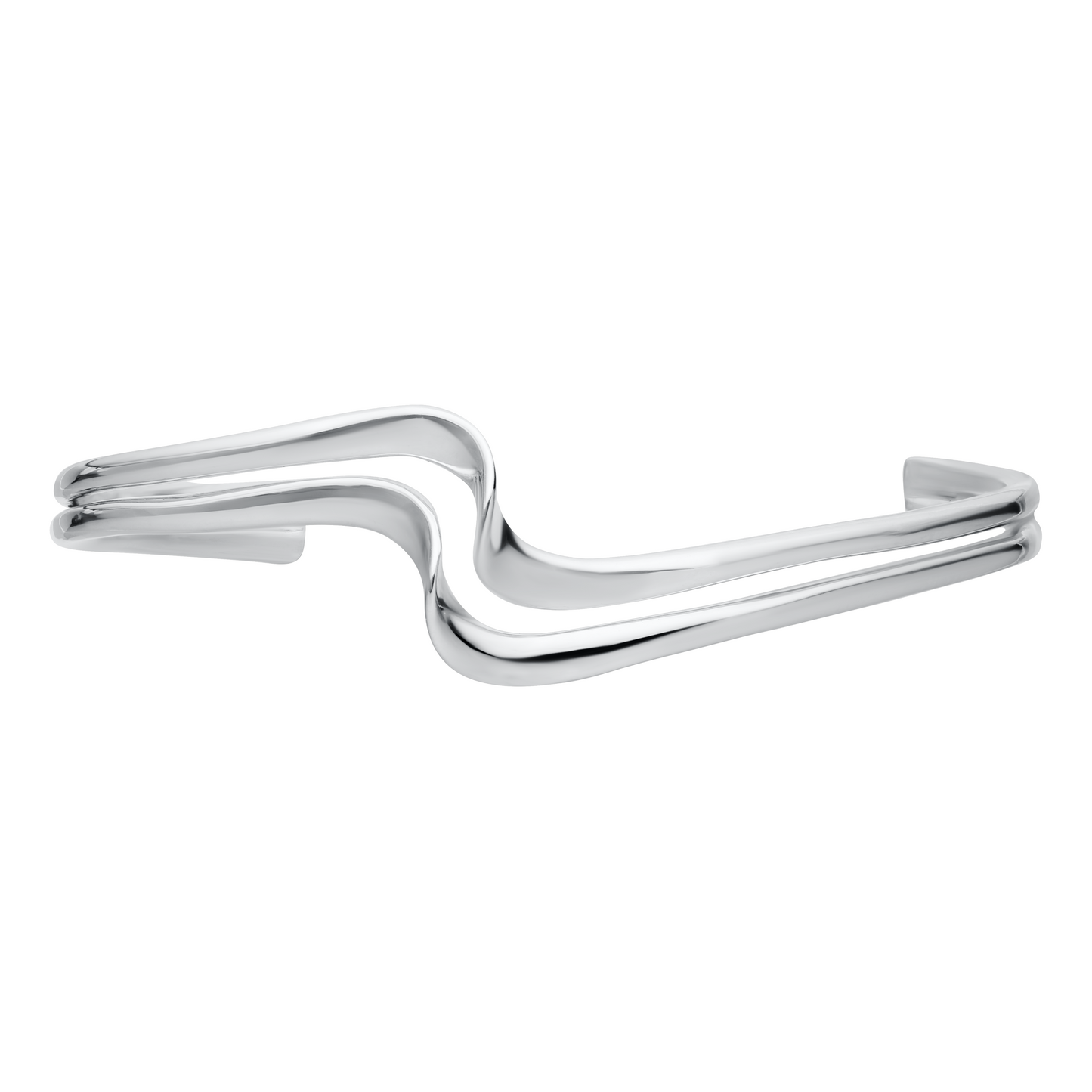 Double Wave Cuff Bracelet