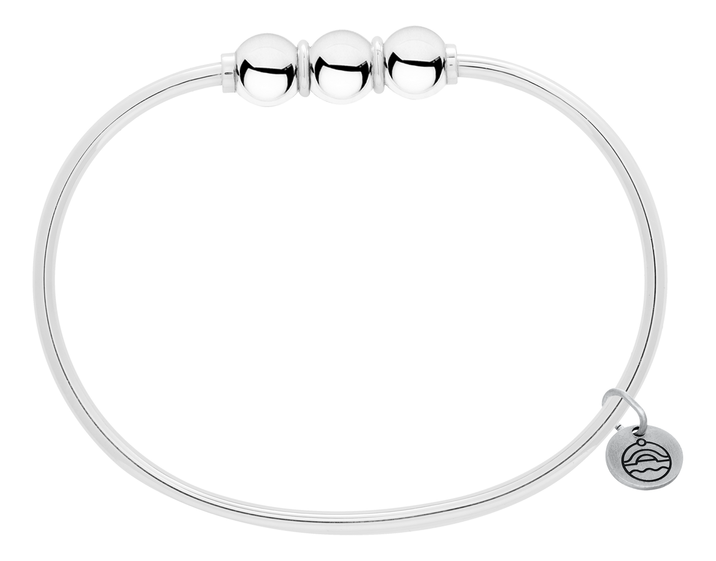Sterling Silver Triple Bead Cape Cod Bracelet