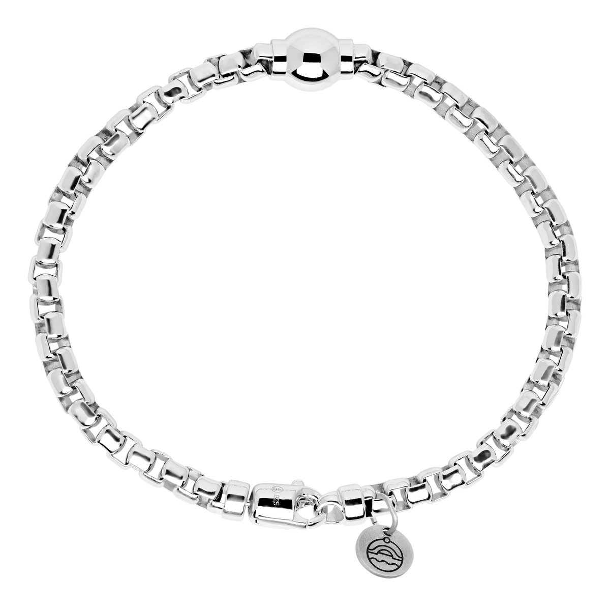 Sterling Silver Single Bead Chain Cape Cod Bracelet