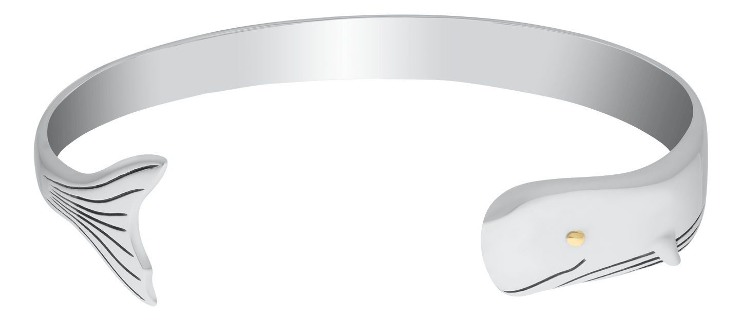 Whale Cuff Bracelet