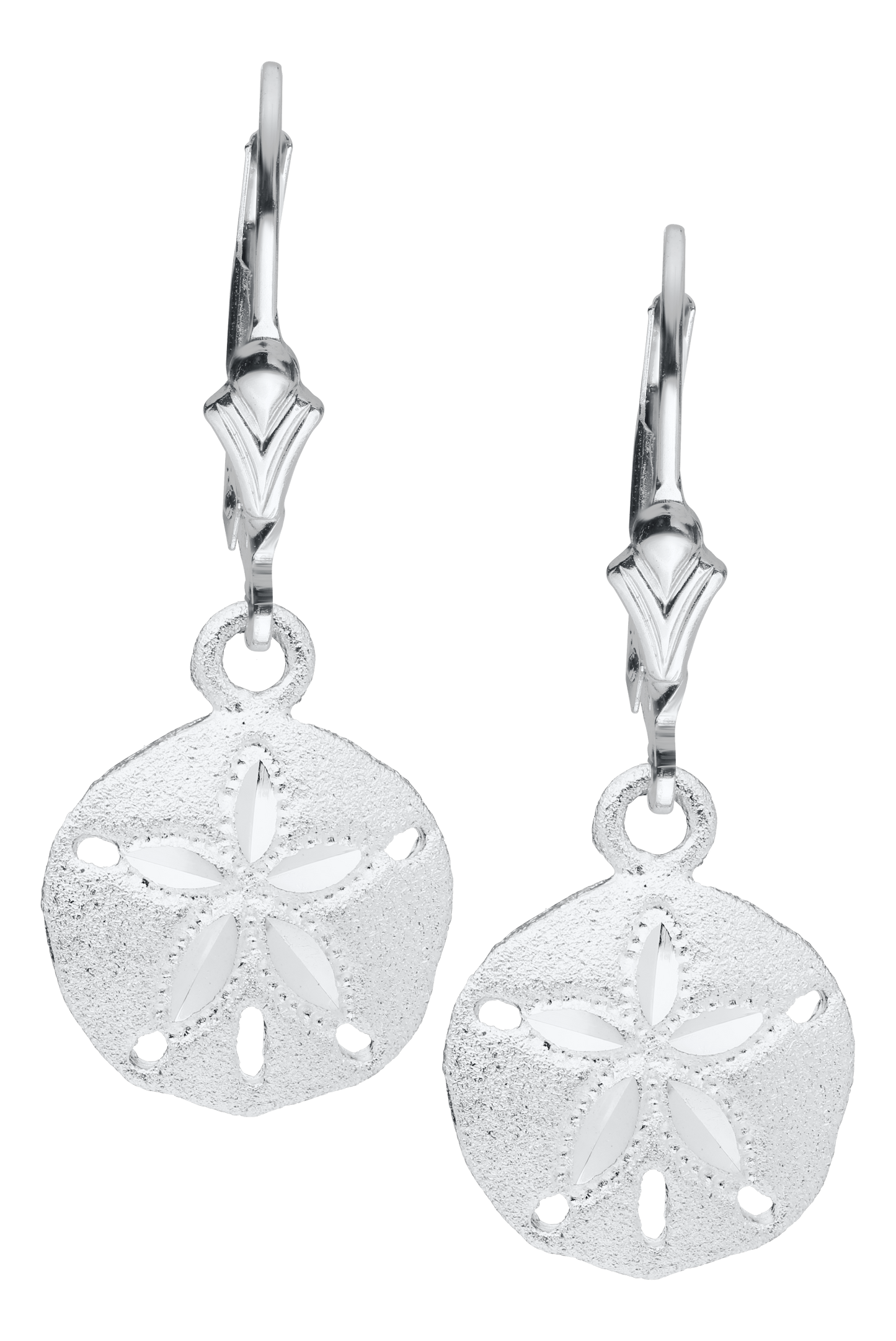 Sand Dollar Drop Earrings